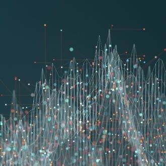 Abstract particle graph background